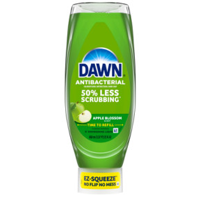 Засіб для миття посуду Dawn EZ-Squeeze Antibacterial, з ароматом яблука, 650 мл